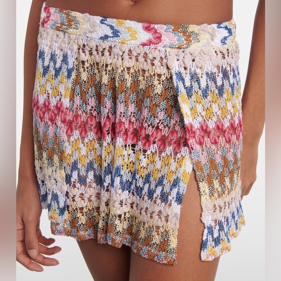 Missoni crochet knit lame mini shorts NWT - Picture 2 of 6